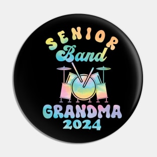 senior Band Grandma 2024 Funny grandma Pin