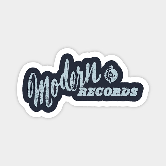 Modern Records Magnet by MindsparkCreative