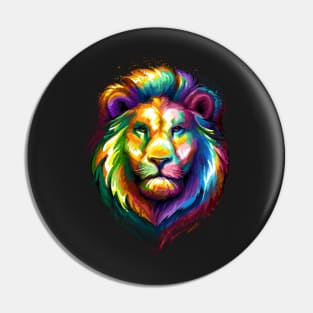 Lion Face Pin