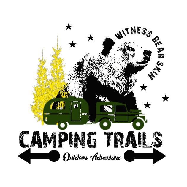 Camping Trails - witness bear skin by The Bombay Brands Pvt Ltd