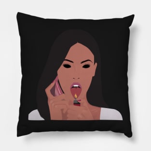 Jennifer Check Pillow