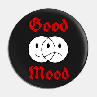 Good mood , vibe, atmospheric , smiley Pin