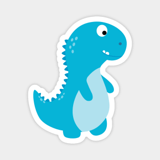 Cute blue Dino Magnet