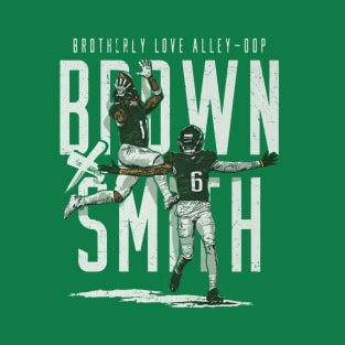 Devonta Smith & A.J. Brown Philadelphia Alley-Oop R T-Shirt