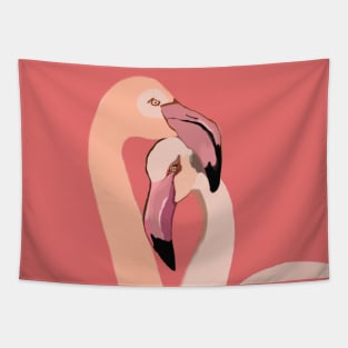 Flamingo Love Tapestry