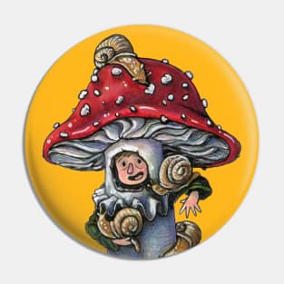 The Mushroom Kid Pin