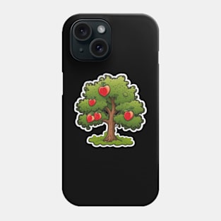 Apples Pixel Tree Meadow Bloom Vintage Since Phone Case