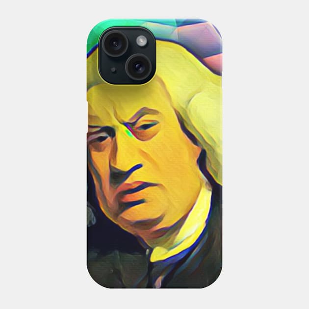 Samuel Johnson Colourful Portrait | Samuel Johnson Artwork 7 Phone Case by JustLit