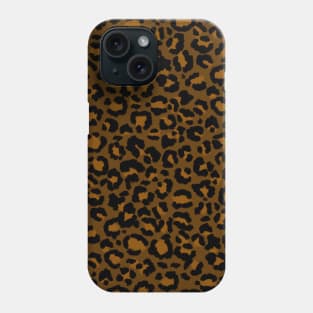 Leopard Pattern in Caramel and Coffee Phone Case