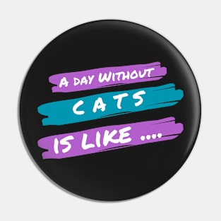 A Day Without Cats Is like .... Pin