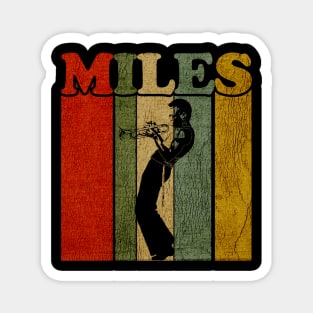 Retro Miles Davis Magnet