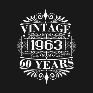 60th birthday vintage men women ornaments T-Shirt