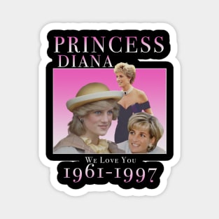 Princess Diana Her Charitable Heart And Endless Devotion Magnet