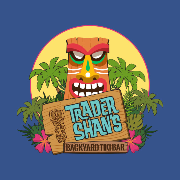 Disover Trader Shan's Big Bar - Tiki Room - T-Shirt