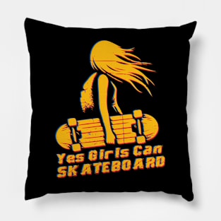 Skater Girl Pillow