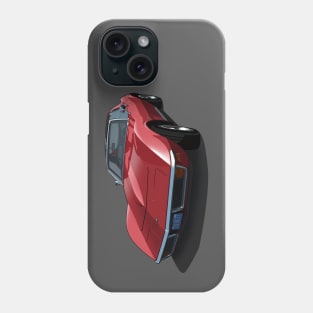 1970 Corvette Stingray in Marlboro Maroon Phone Case