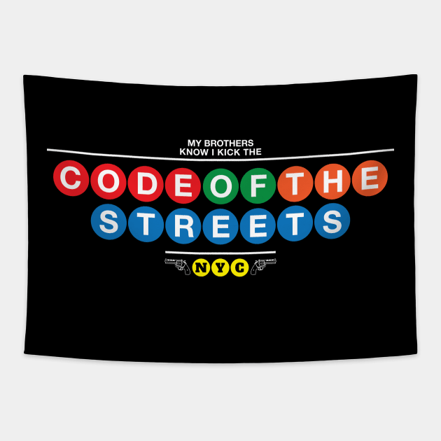 Code of the Streets Tapestry by nycsubwaystyles