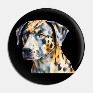 Catahoula Leopard Dog Face Pin