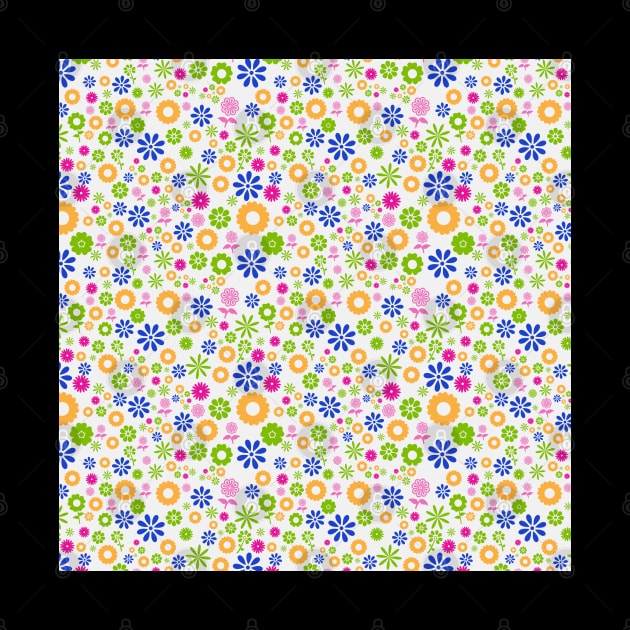 Flowers Spring Colors Pattern by Design_Lawrence