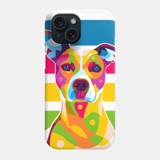 Dog Portrait Colorful Pop Art Phone Case