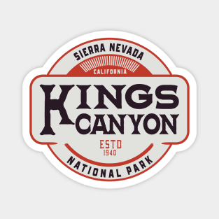 kings canyon Sierra Nevada Magnet