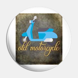 Old motorcycle Pin