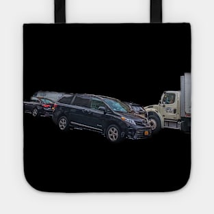 Street Cars Drive Manhattan New York City Tote