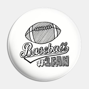 Love Baseball Pin