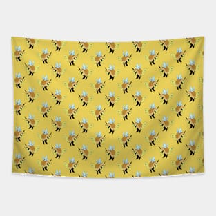 Bumble Bee Turtle Pattern Tapestry