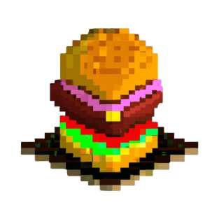 Pixel art burger 2 T-Shirt