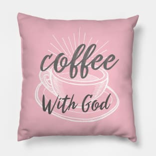 Coffee With God Pillow