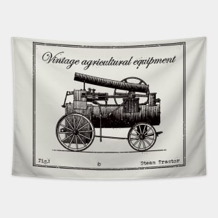 Vintage agricultural equipment Tapestry