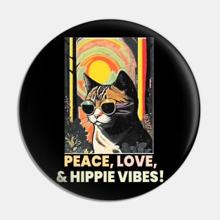 "Peace, Love, & Hippie Vibes!" Pin