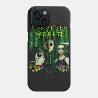 Computer World - y2k Movie Parody Funny Sci Fi Meme Phone Case