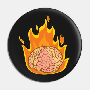 burning brain Pin