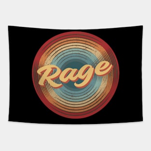 Rage Vintage Circle Tapestry