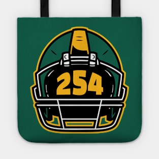 Retro Football Helmet 254 Area Code Waco Texas Football Tote