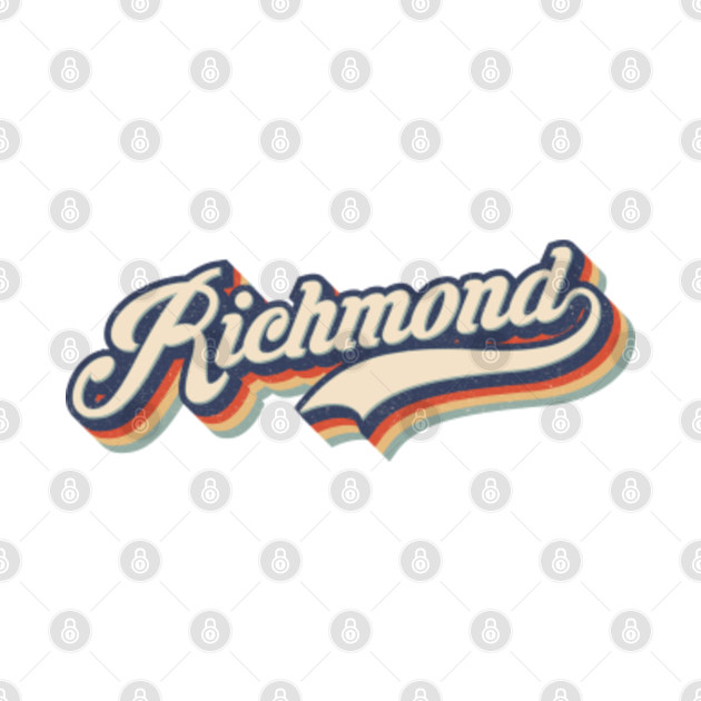 Disover I Love Richmond City USA Retro Vintage - Richmond - T-Shirt