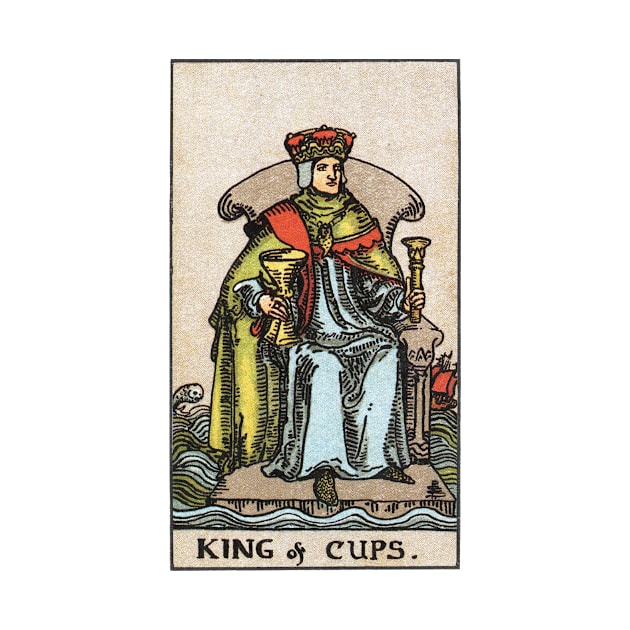 KING OF CUPS by WAITE-SMITH VINTAGE ART