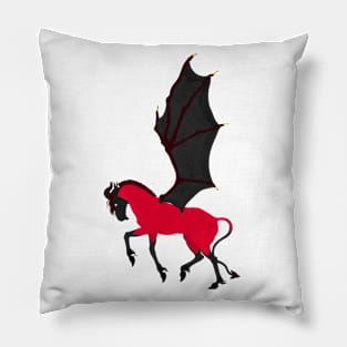 Halloween Horse Design - Choose Your Eye Color with Shirt Choice Pillow