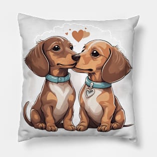 Miniature Dachshund Pillow