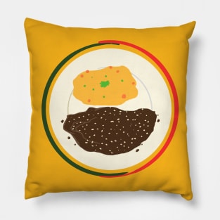 Mexico Independence Day Mole Sauce Design Pillow