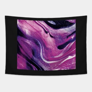 Texture purple marbled paint Tapestry