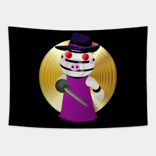 Roblox Piggy Mr P Tapestries Teepublic