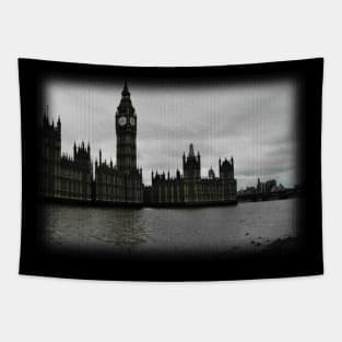 British Landmarks - Dot Style Tapestry