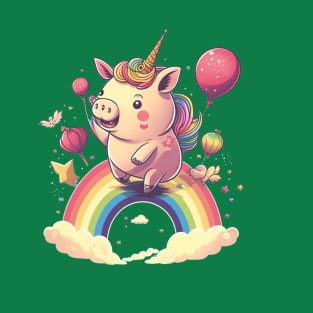 unicorn piggy T-Shirt