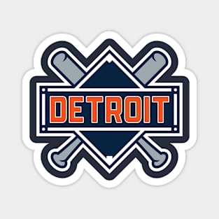 Detroit Tigers Baseball Magnet