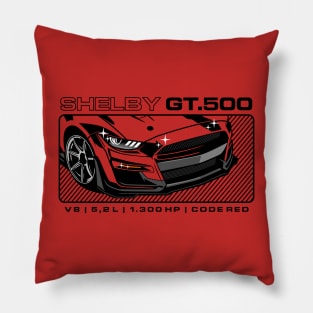 SHELBY GT500 CODE RED Pillow