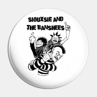 Punk Rock Man Of Siouxsie And The Banshees Pin