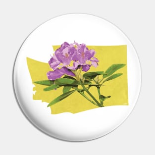 Washington State Rhododendron Pin